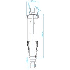 Air Spring & Shocker Assembly - VOLVO FH12 / FH16 (Front)